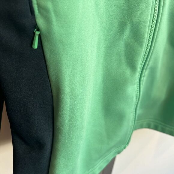 The North Face Green Navy Fleece Full-Zip Athletic‎ Jacket Performance Medium - Picture 7 of 15